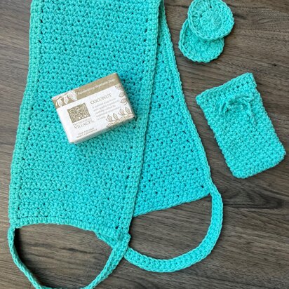 Crochet Eyelet Stitch Spa Set