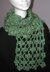 Green Blossom Dogwood Flower Scarf