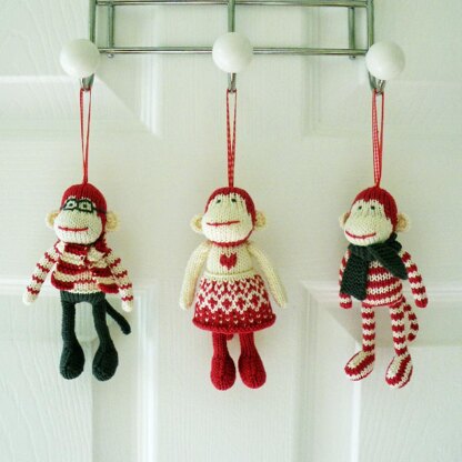 Mini Monkeys Christmas Ornament