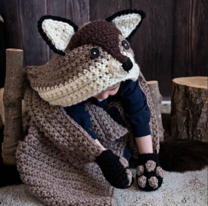 Hooded Woodland Fox Blanket