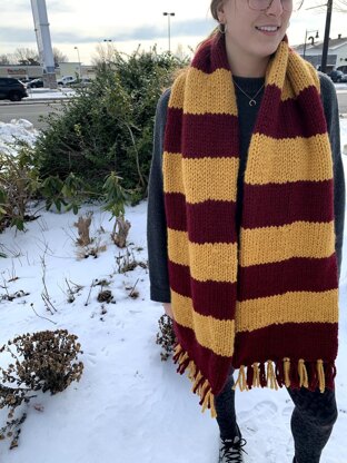 Harry Potter Scarf Knitting Pattern