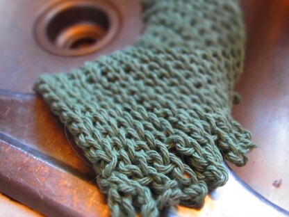 Crochet Slip Stitch Dishcloth