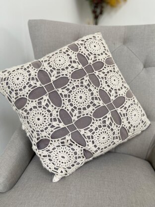 Winter Lace Cushion