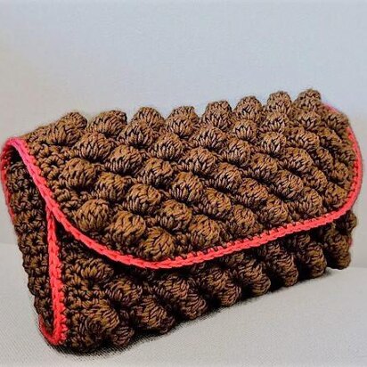 Brown Bobble Pochette