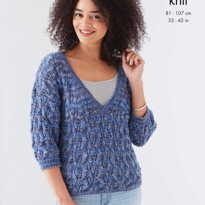 Sweaters Knitted in King Cole Island Beaches DK - 5738 - Downloadable PDF