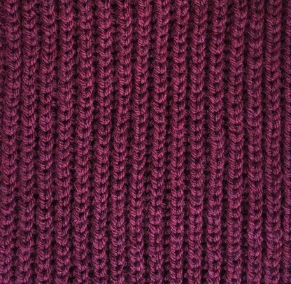 Purple Ribbed Infinity Scarf