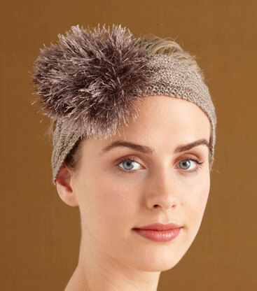 Sparkling Headband in Lion Brand Vanna's Glamour and Fun Fur - L0727