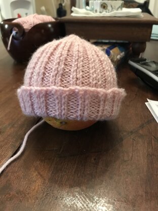 Allie's baby hat (Stevie)
