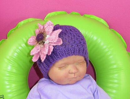 Baby Chunky Lacey Flower Skullcap