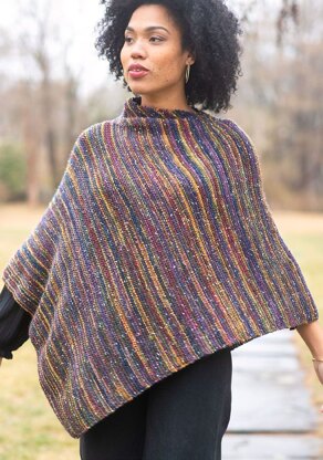 Marlow Poncho in Berroco Sesame - Downloadable PDF