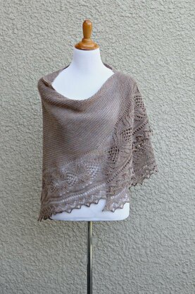 Freesia shawl