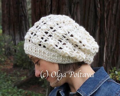 Soft and Lacy Slouch Hat