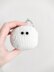 Amigurumi Moon Decorative Keyring