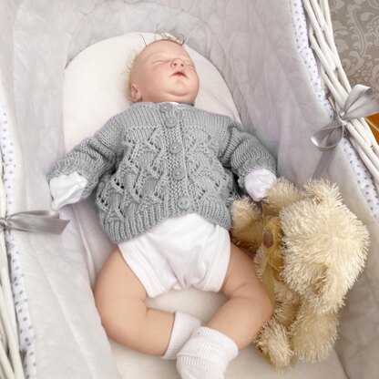 Baby Cardigan Knitting Pattern # 632
