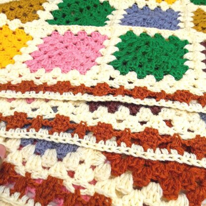 Gratitude Granny Square Blanket