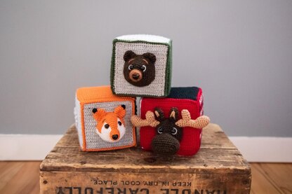 Canadiana Amigurumi Stacking Blocks