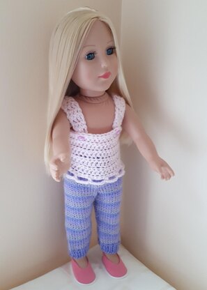 Wisteria Leggings for Doll