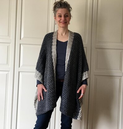 Crochet Wrap Pattern: Wicked Pretty Crochet Ruana