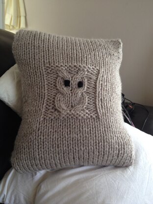 Big Owl Cushion Cover