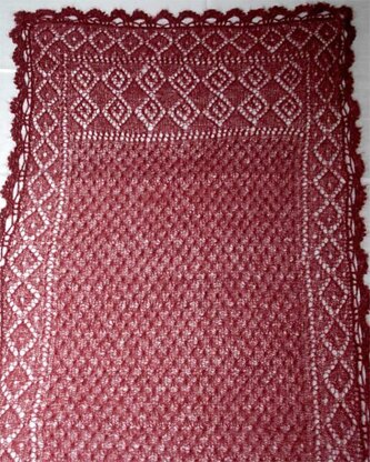 Rectangle Lace Shawl Victoria