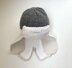 Pattern: knitted baby aviator hat, earflap hat, winter hat