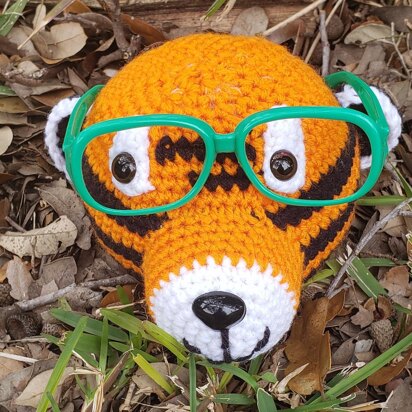 Tiger Eyeglass Holder