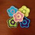 Five Petal Flower Coaster / Applique