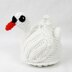 Summer the Swan Scrubby Amigurumi