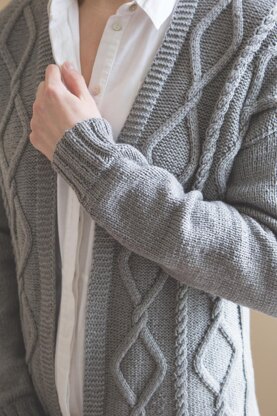 Long Aran Cardigan