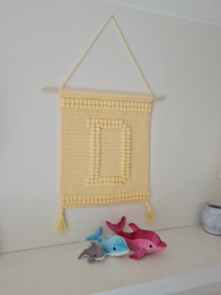 Letter D Wallhanging