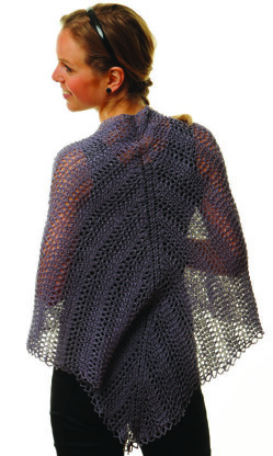 Anemone Shawl in BC Garn Jaipur Fino - 3064BC - Downloadable PDF