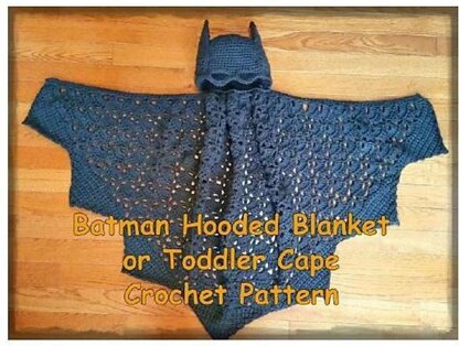 Bat Baby Hooded Toddler Cape