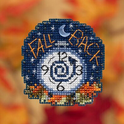 Mill Hill Autumn Harvest - Fall Back Seasonal Ornament - 2.5inx2.75in