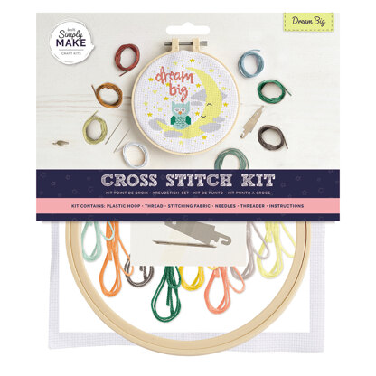 Simply Make Dream Big Cross Stitch Kit