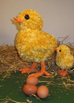 Big Chick Little Chick Easter knitting pattern