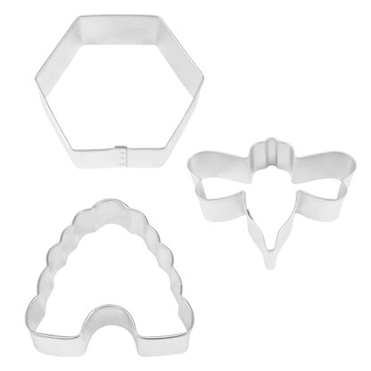 R&M Honey Bee Cookie Cutters Set of 3