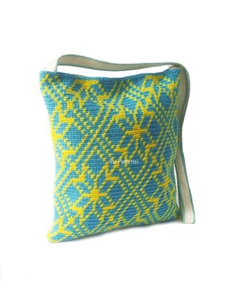 Candy Stars Tapestry Crochet Bag