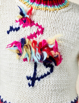 Made with Love - Tom Daley Flamingo's Favourite XS Knit Jumper Knitting Kit