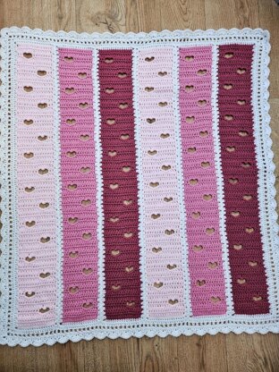 Hearts Mile A Minute Blanket