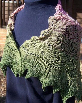 A Slice of Summer shawl