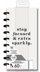 Happy Planner Half Sheet Notebook 9.5"X4.62" 60/Pkg - Glam Girl