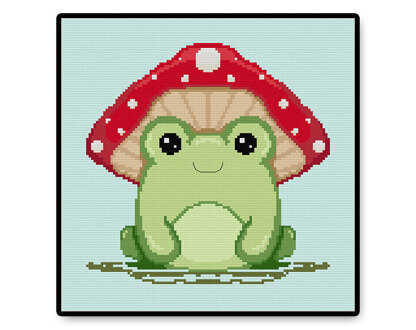 Frog - PDF Cross Stitch Pattern