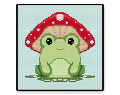 Frog - PDF Cross Stitch Pattern