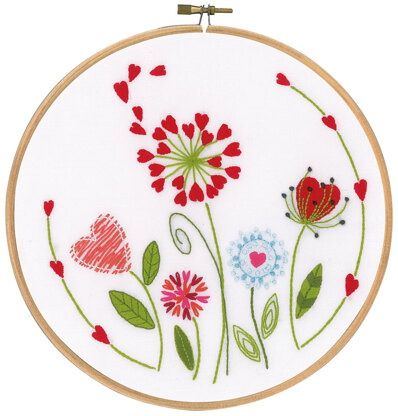 Vervaco Flowers Embroidery Kit