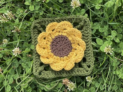 Sunflower Granny Square