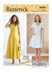 Butterick Misses' Jewel or V-Neck Fit & Flare Dresses B6850 - Sewing Pattern