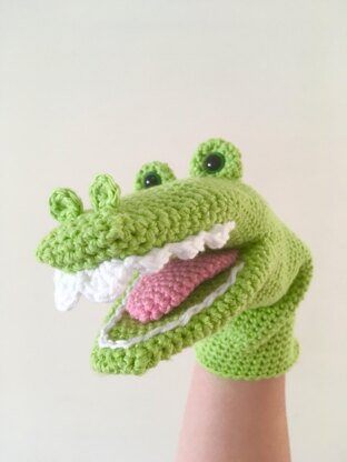 Cassius the Friendly Crocodile Hand Puppet