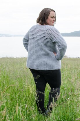 Simple Top Down Raglan Cardigan