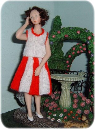 1:12th scale Ladies summer skirt set