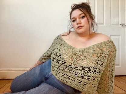 KnitCroAddict - Crochet Lacy Summer Top